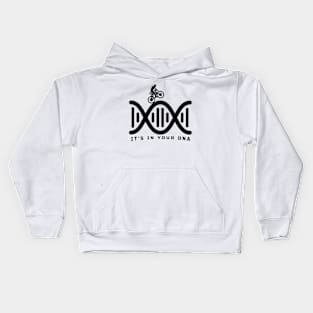 Biking is in your DNA Kids Hoodie